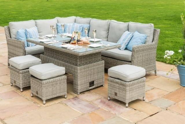 Oxford Rattan Corner Dining Set