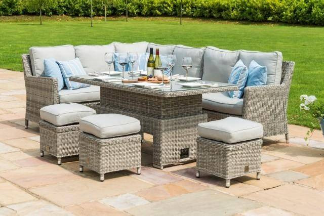 Oxford Rattan Corner Dining Set