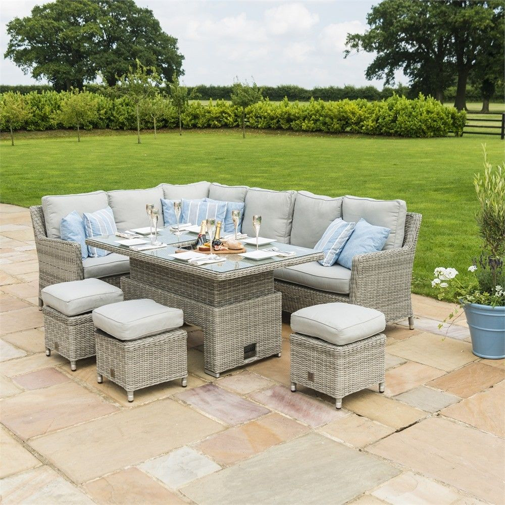Oxford Rattan Corner Dining Set