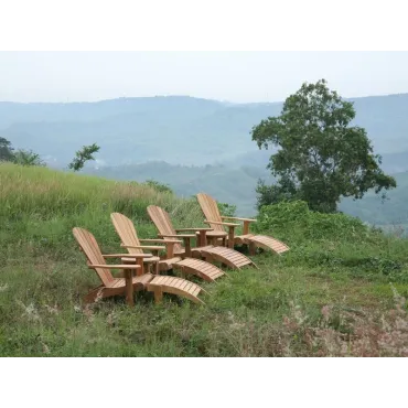 Adirondack Chair & Footstool  - 17