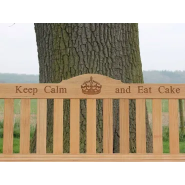 Bench Text Engraving