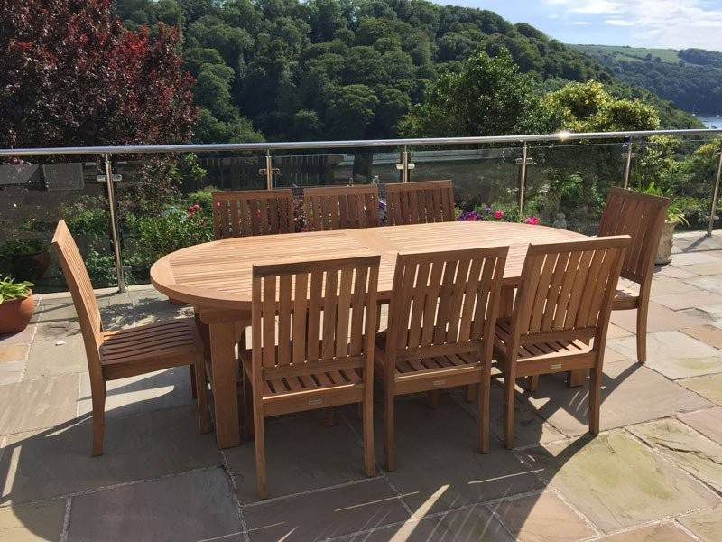 Winchester 8 Chair Chunky Extending Set