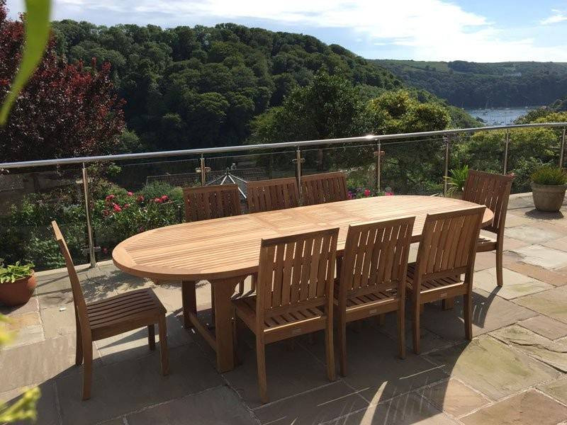 Winchester 8 Chair Chunky Extending Set