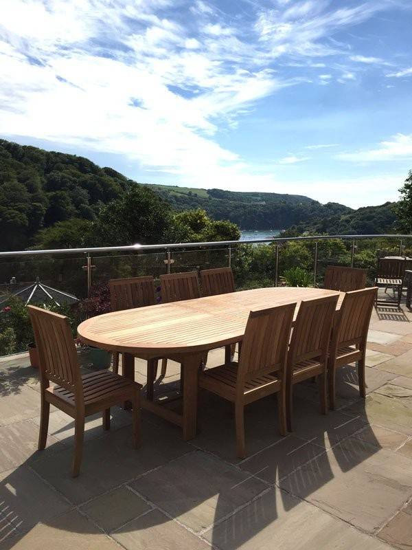 Winchester 8 Chair Chunky Extending Set