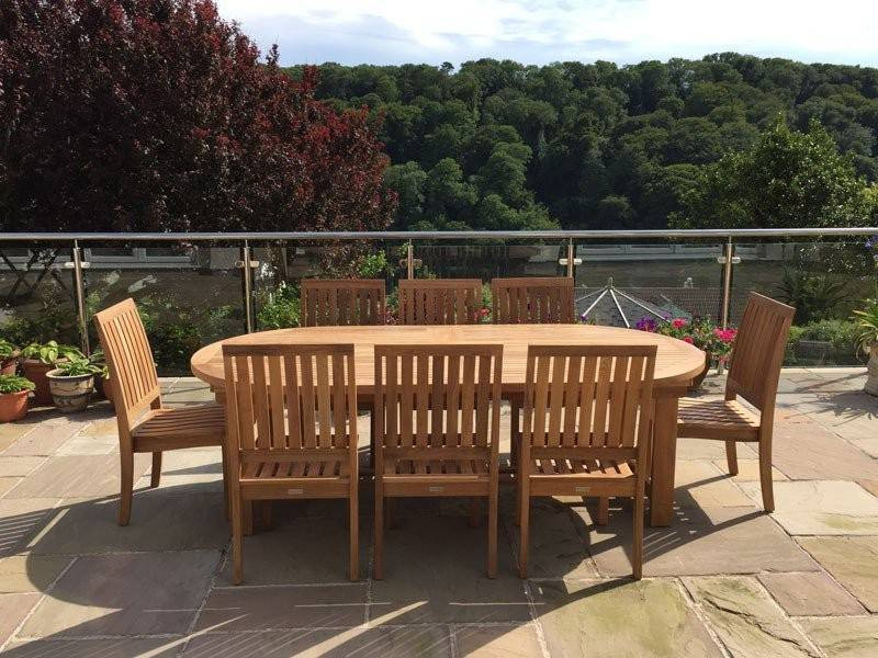 Winchester 8 Chair Chunky Extending Set