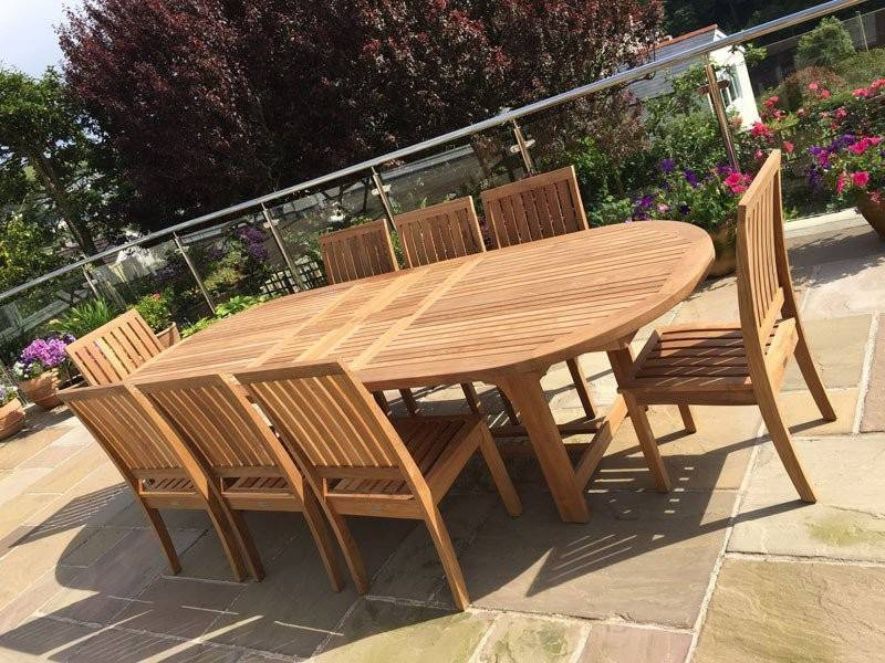 Winchester 8 Chair Chunky Extending Set