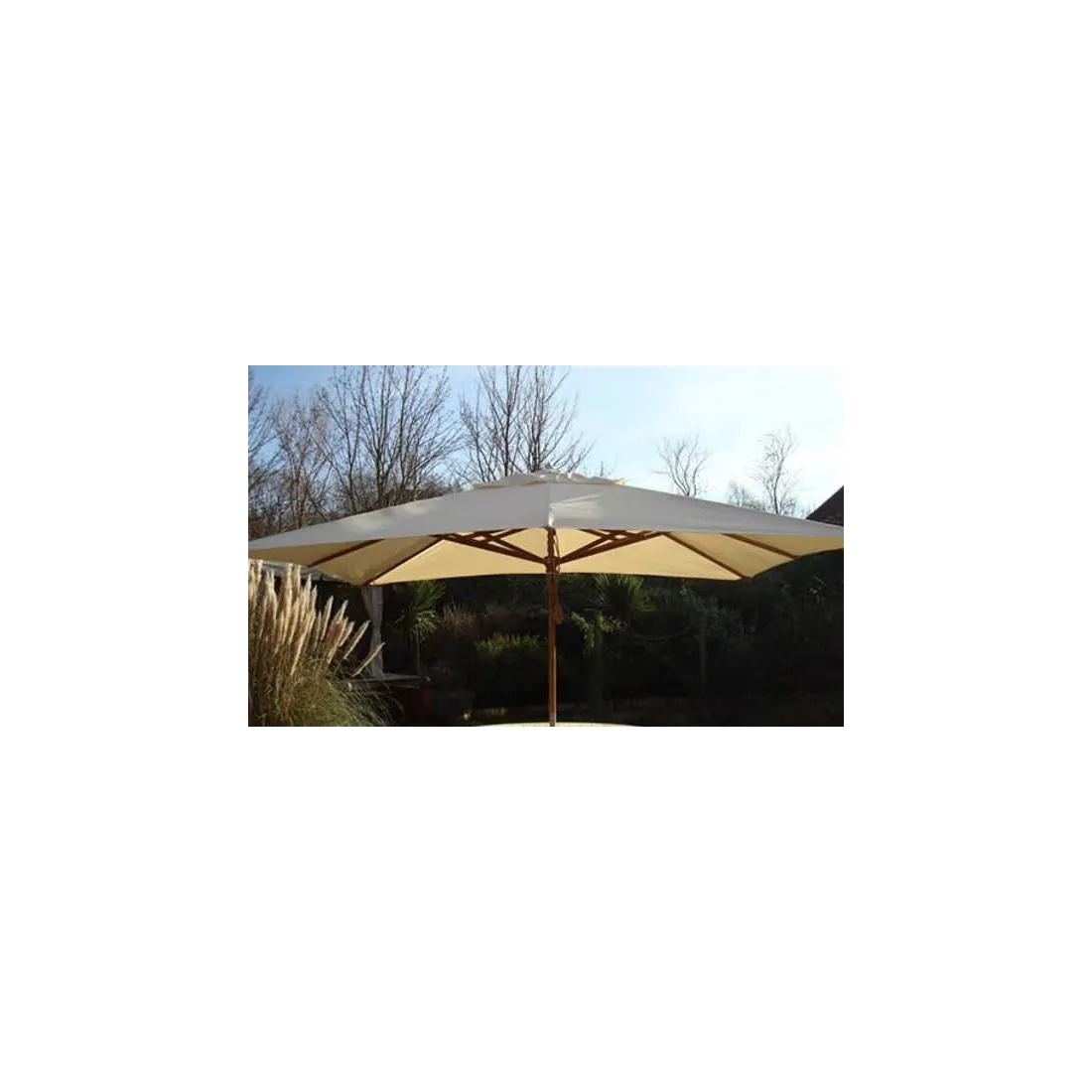 Parasol Canopy Parasol canopy - 300cm x 200cm rectangular - 8 pockets