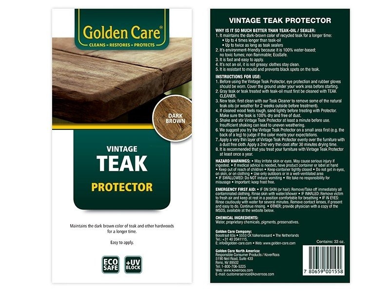 Golden Care - Vintage Teak Protector (1 Litre)