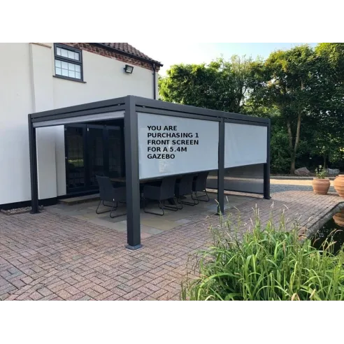 Galaxy Gazebo Front Screen - 5.4M  - 4