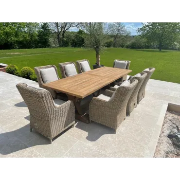 Willow 8 Chair Dining Set