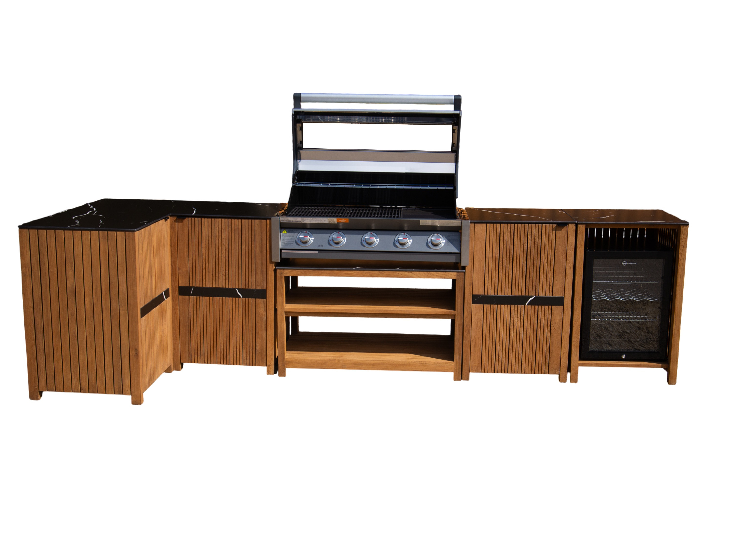 Amalfi Teak Outdoor Kitchen Set 4