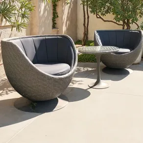 Meteor Swivel Chair Set