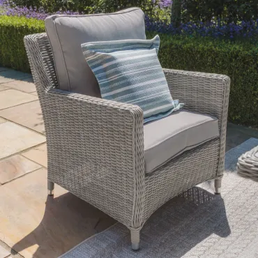 Oxford Sofa Rattan Casual Dining Set - Ice Bucket & Rising Table