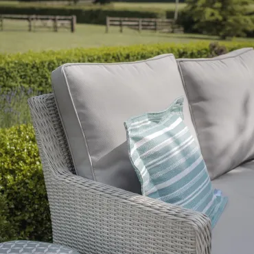 Oxford Sofa Rattan Casual Dining Set - Ice Bucket & Rising Table