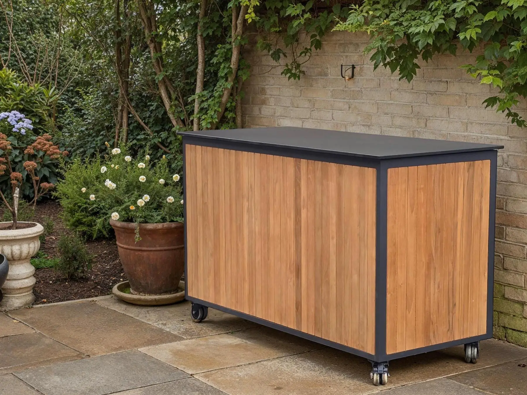 Mandalay Teak Cushion Box FSC