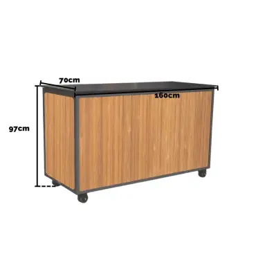 Mandalay Teak Cushion Box FSC