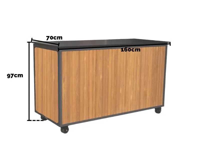 Mandalay Teak Cushion Box FSC