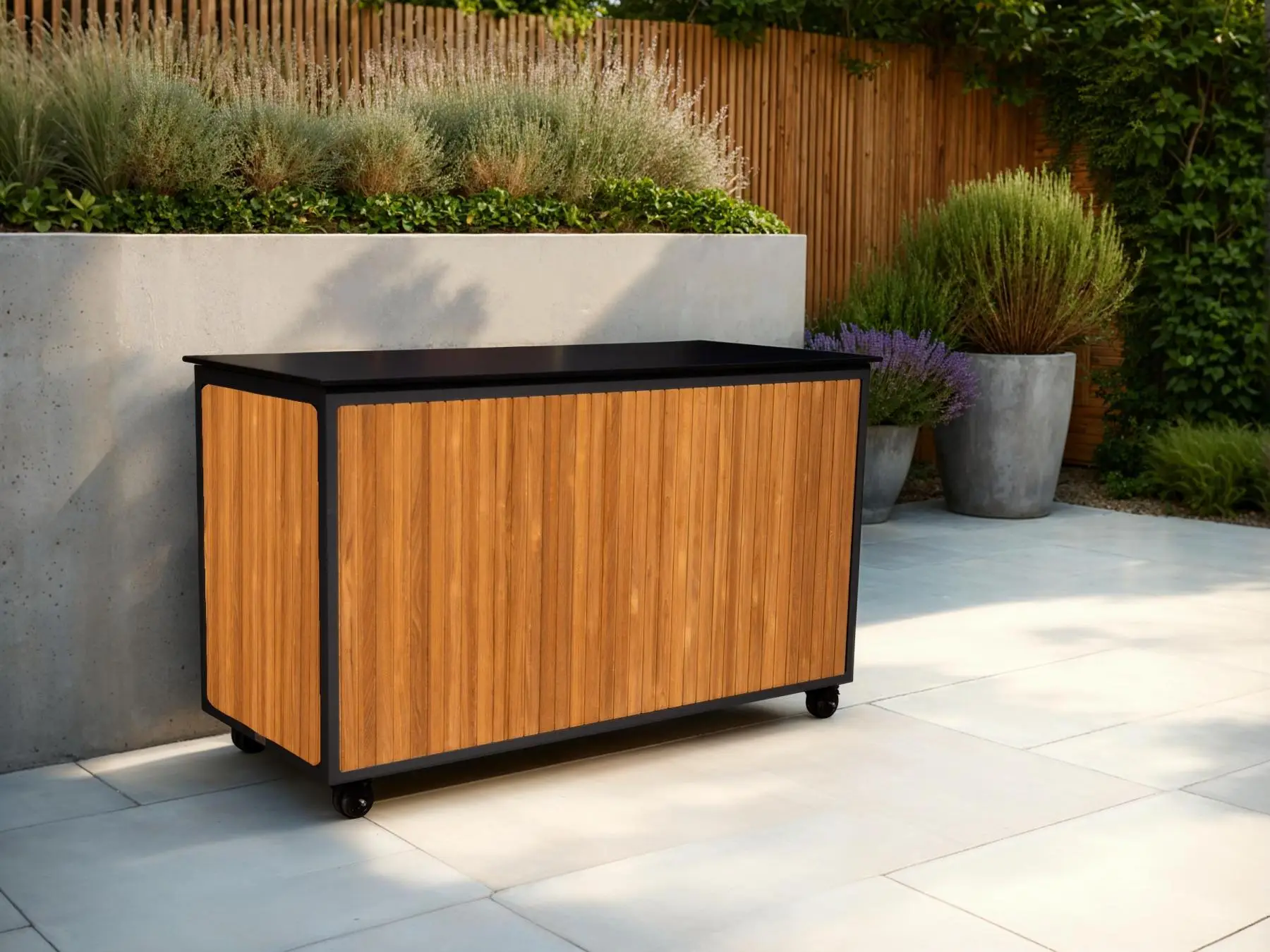 Mandalay Teak Cushion Box FSC