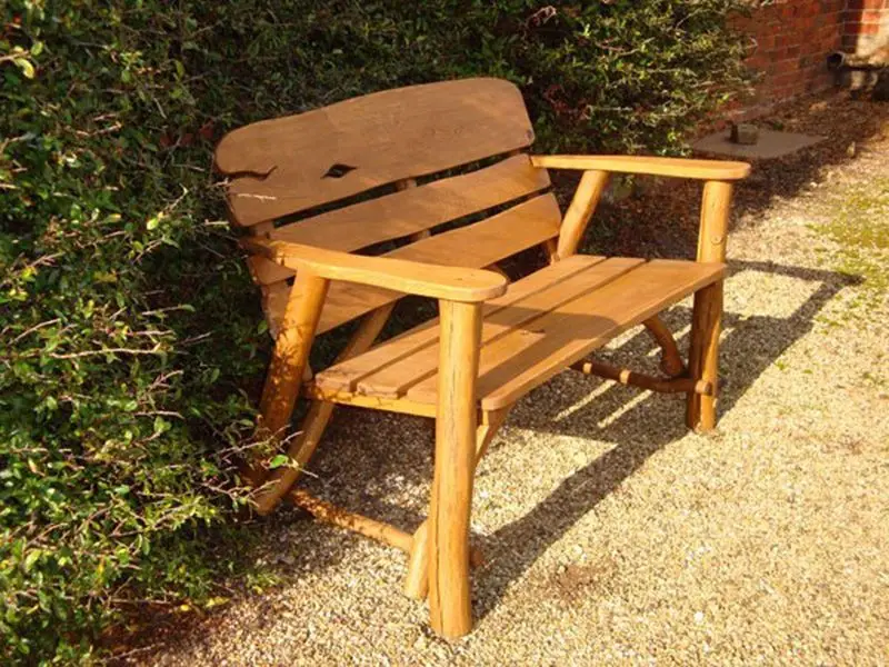 Oak Garden Bench 120cm