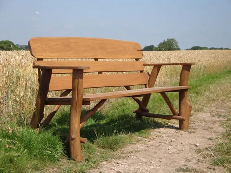 Oak Garden Bench 120cm