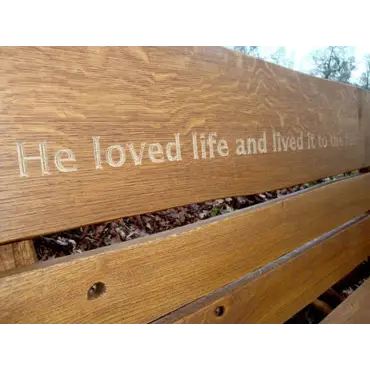 Oak Garden Bench 120cm