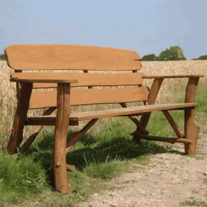 Oak Garden Bench 120cm