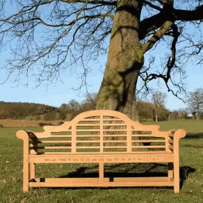 Lutyens 1.9m Teak Approved garden bench