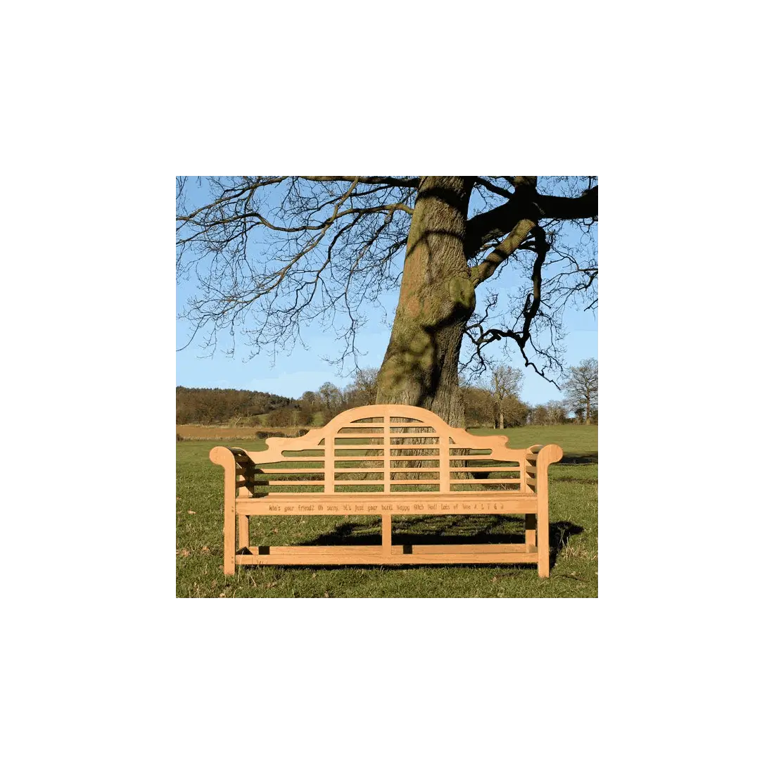 Lutyens 1.9m Teak Approved garden bench Lutyens 1.9m Teak Approved garden bench