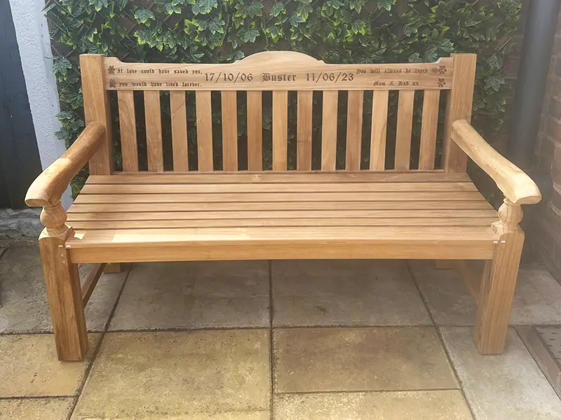 Teak Windsor Bench 150cm