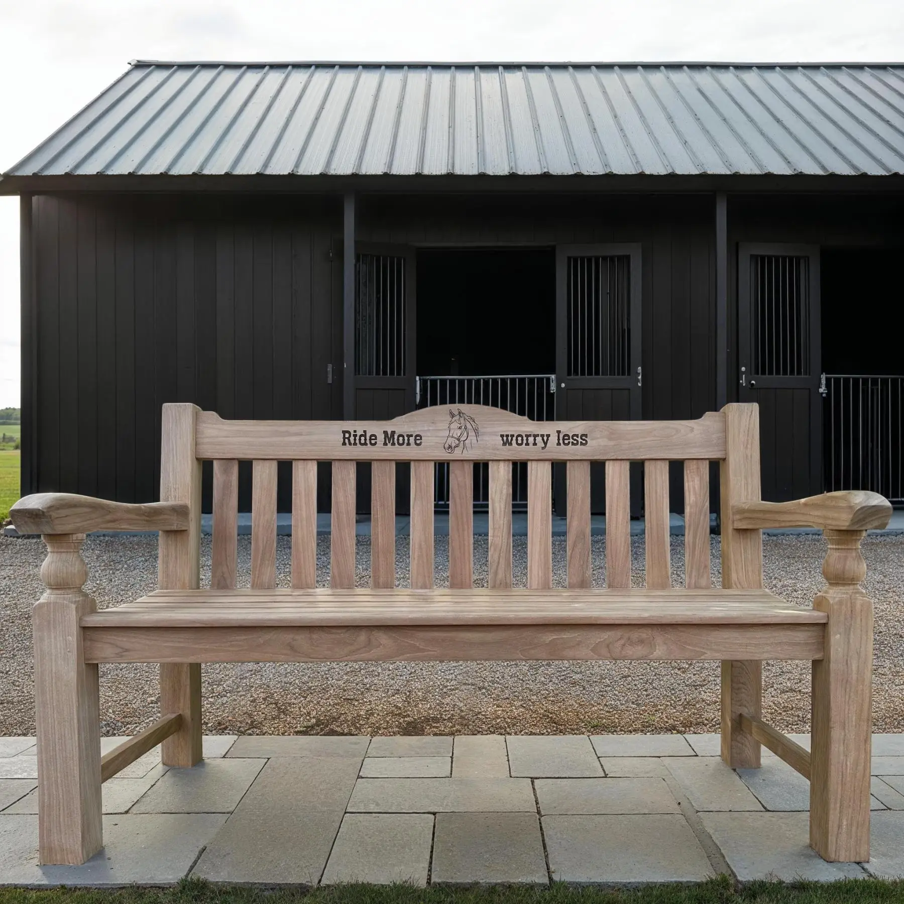 Teak Windsor Bench 150cm