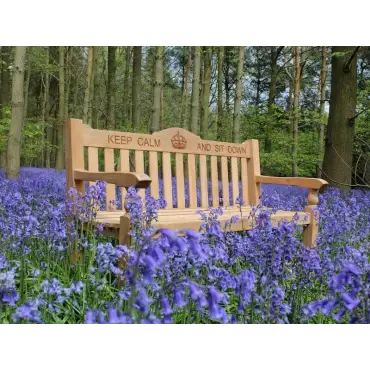 Teak Windsor Bench