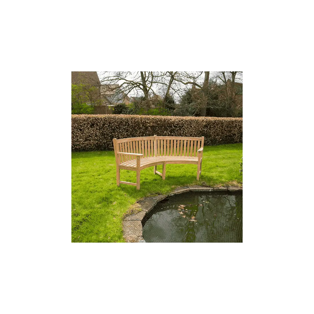Contour Curved Bench With Arms Contour Curved Bench With Arms