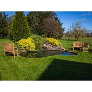Contour Curved Bench With Arms