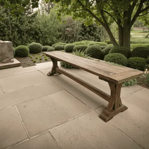 Valencia reclaimed teak Backless Bench outdoor garden furniture