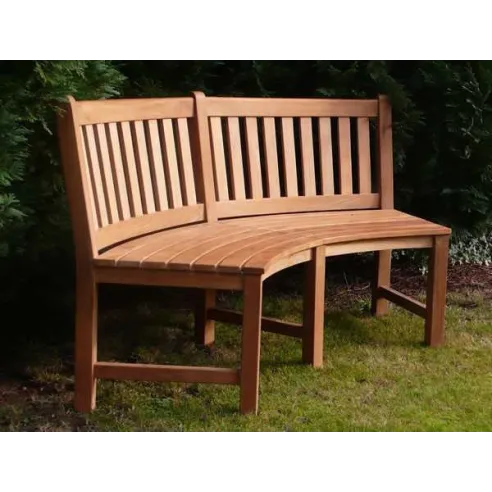 Contour teak bench FSC Certified