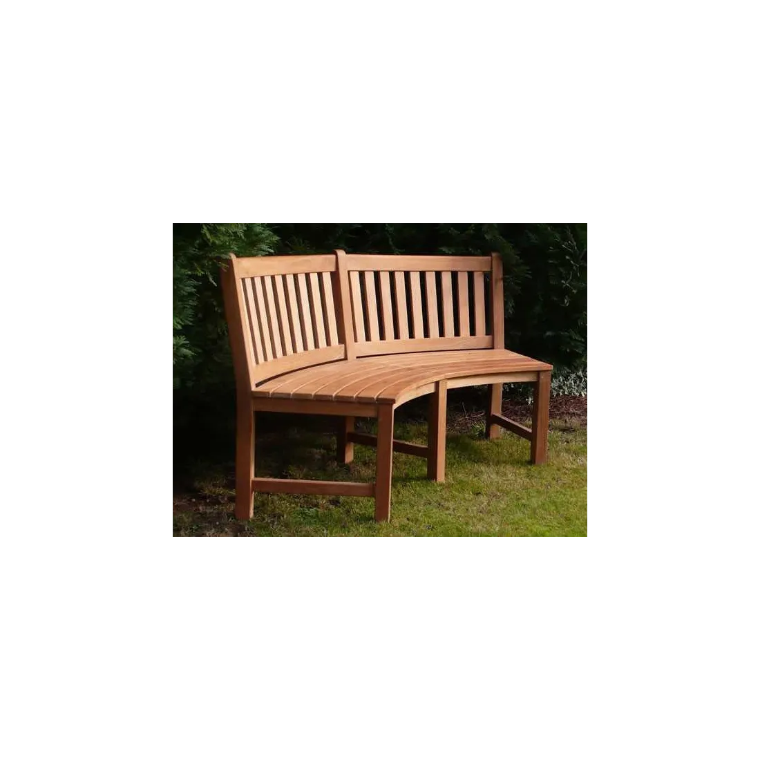 Contour teak bench FSC Certified