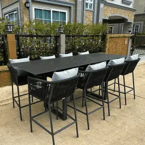 Aruba 8 Chair Bar Dining Set