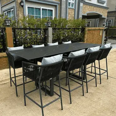 Aruba 8 Chair Bar Dining Set
