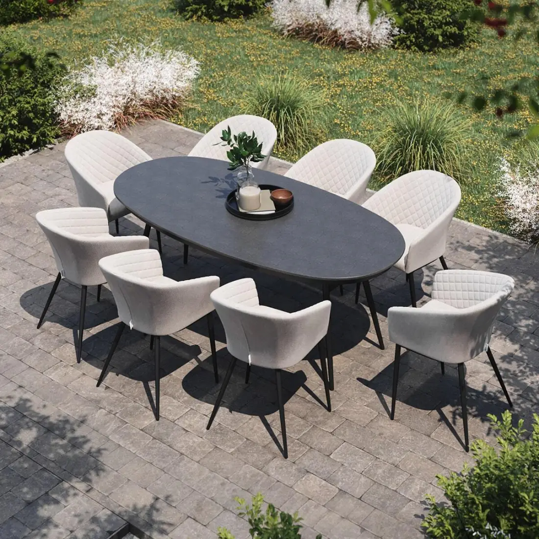 Ambition 8 Seat Oval Dining Set Ambition 8 Seat Oval Dining Set