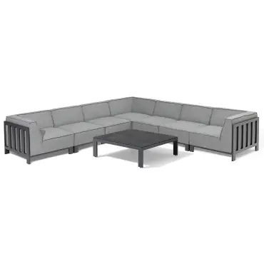 Ibiza Large Corner Sofa Set & Square Coffee Table