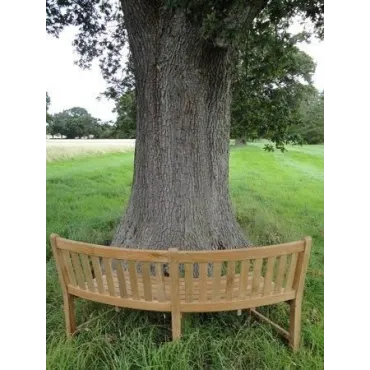 Contour teak bench FSC Certified