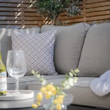 Monaco Rope Weave Large Corner & 2 Armchairs