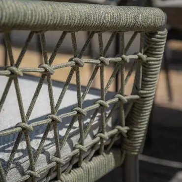 Monaco Rope Weave 8 Seat Rectangular Dining Set