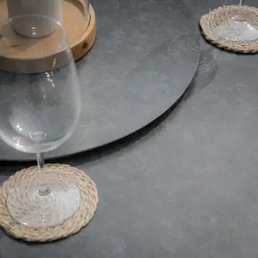 Monaco Rope Weave 4 Seat Round Dining & Lazy Susan