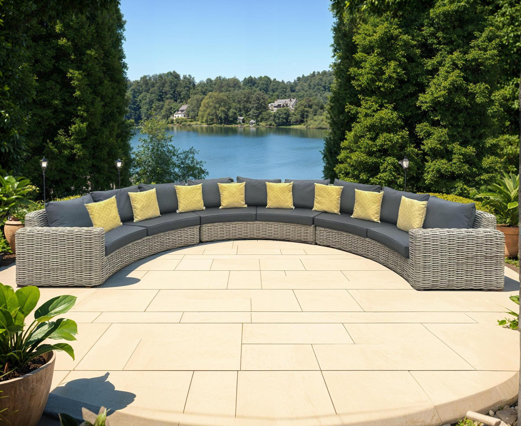 Fiji modular Curved Sofa