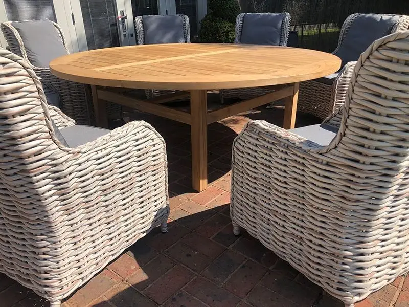 Fiji 8 Chair Dining Set - With Malvern 2.1M