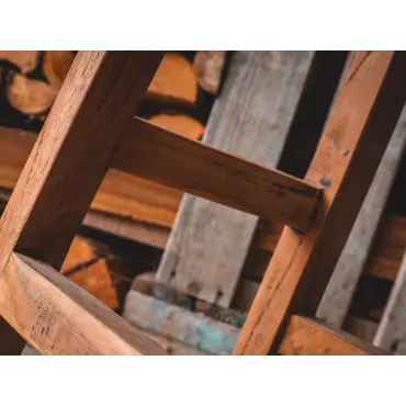 Reclaimed Teak Bar Stool x4