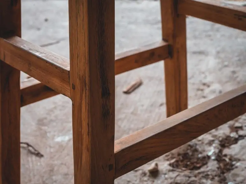 Reclaimed Teak Bar Stool x4