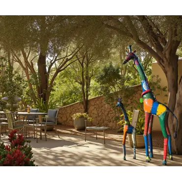 Giraffe Duo Garden Ornament Set