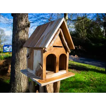 Teak Bird House | Medium